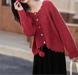 Women Knitwear Sweater Coat Knitted Cardigan