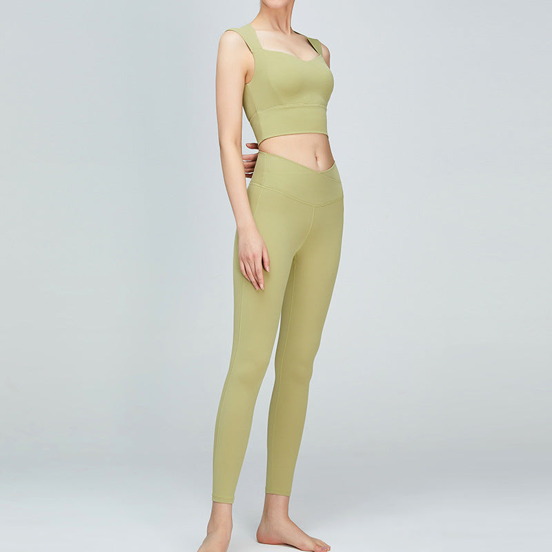 Women Yoga Set Sports Underwear Tight Fitness Sports