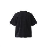 Mens T-shirts Tupac print vintage washed do old short sleeves