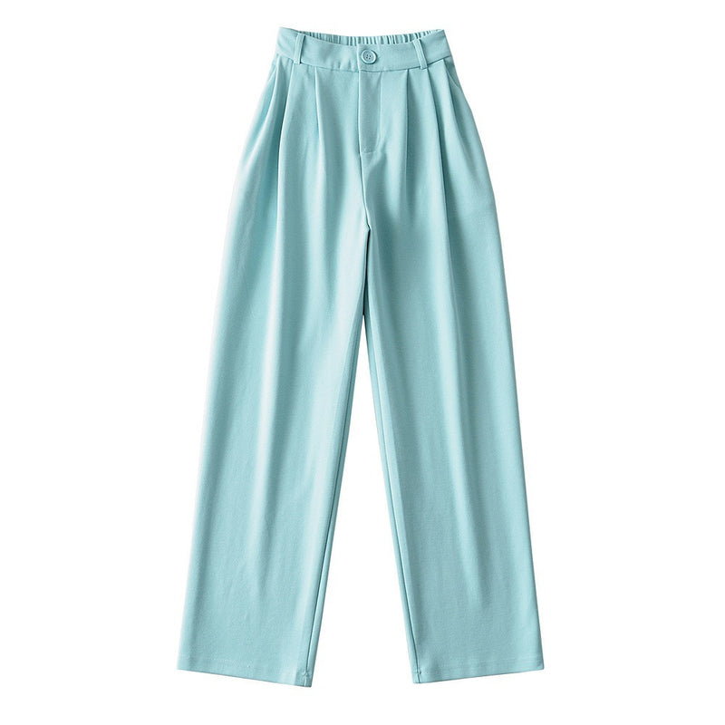 Women Sweatpants Suit Pants Loose Wide-Leg Straight Pants Casual Pants