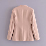 Women Suites Fall Slim Fit Simple Casual Suit Jacket