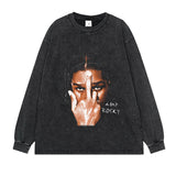 Asap Rocky T-Shirts Vintage ASAP Rocky Summer Short Sleeve T-Shirts Men and Women