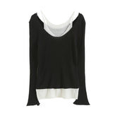 Women Sweater Knitwear Slim Fit Knitted Underwear Top Knitwear