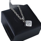 Chrome Hearts Necklace Square Dice Pendant Men