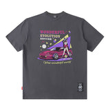 Men T Shirt Summer Cartoon Printed Short Sleeve T-shirt
