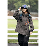 Unisex Jacket Vintage Casual Hooded Jacket Coat for Men and Women Loose Jacket