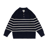 Unisex Sweater Autumn British Style Striped Sweater