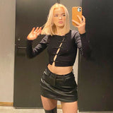 Women T-shirt Long Sleeve Casual Top