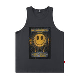 Men Vest Sports Sleeveless T-shirt Oversize Basketball Vest