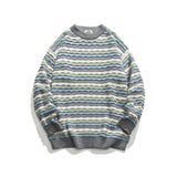 Unisex Sweater Winter Wave Pattern Casual Sweater