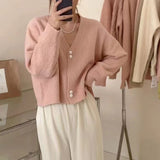 Women Knitwear Spring and Autumn Loose Knitted Cardigan