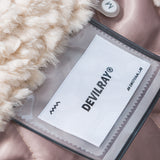 Unisex Winter Cotton Coat Plush Hooded Cotton-Padded Neutral Embroidered Letter Cotton-Padded Jacket