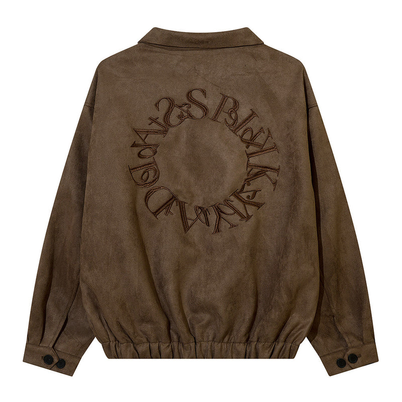 Men Jacket Coat Flight Jacket Men Loose Casual Letter Coat