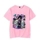 2024New Funny Kochou Shinobu Print T-shirt Summer Anime Patt