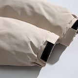 Unisex Winter Cotton Coat Three-Dimensional Pocket Hooded down Jacket