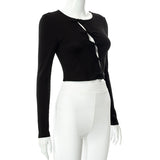 Women T-shirt Long Sleeve Casual Top
