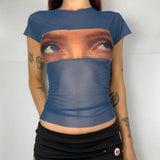 Women T-shirt Summer Retro T-shirt Women's Loose Top