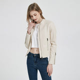 Women Leather Jacket Pu Women's Leather Top Women's Leather Jacket