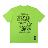 Men T Shirt Bear Oversize Couple Short Sleeve T-shirt