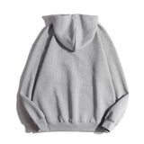 Unisex Winter Cotton Coat Winter Letters Embroidered Hoodie Vintage Loose Pullover Top