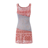 Women Dresses Summer Mesh Vest Dress Sexy Skirt (Xds0414)