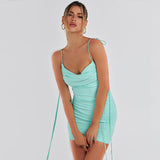 Women Dresses Summer Sexy Backless Sheath Dress