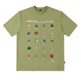 Men T Shirt Hip Hop Oversize Printed Couple Short Sleeve T-shirt