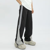 Women Sweatpants Retro Overalls Men's and Women's Loose Wide-Leg Pants Casual Pants