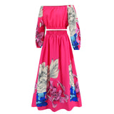 Women Date Dress Autumn Winter Retro Backless Long Sleeves Short Top A- line Long Skirt Suit