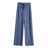 Women Sweatpants Straight-Leg Pants Spring/Summer Loose Wide-Leg Pants Casual Pants