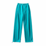 Women Sweatpants Loose Wide Leg Knitted Sports Casual Sweatpants Harem Pants