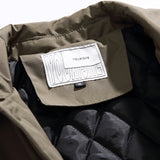 Unisex Winter Cotton Coat Three-Dimensional Pocket Decoration Lapel Cotton-Padded Coat Retro Workwear Shirt Cotton-Padded Jacket