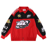 Men Jacket Coat Men's Vibe Design Loose Embroidered Letter Jacket