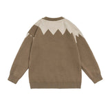 Unisex Sweater Autumn Vintage Cartoon round Neck Sweater