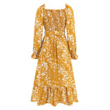 Women Date Dress Sexy Backless Snowflake Dress