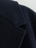 Women Woolen Coat Winter Casual Woolen Coat Long Blazer