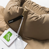 Unisex Winter Cotton Coat Stand-up Collar down Jacket Vintage down Jacket
