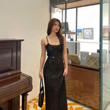 Women Dresses Suspenders Dress Spring Slim-Fitting Sheath Dress