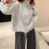 Women Knitted Cardigan Spring and Autumn Zipper Turtleneck Sweater Coat