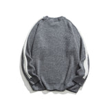 Unisex Sweater Winter Striped Minimalist