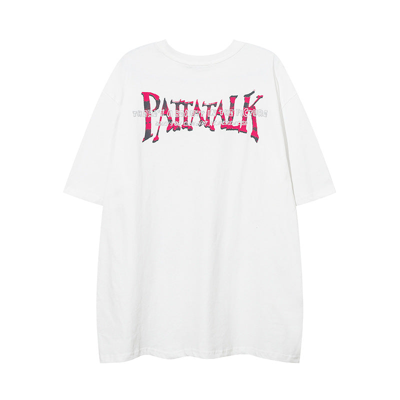 Men T Shirt Portrait Printing Short Sleeve T-shirt