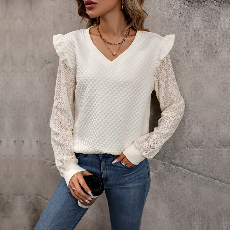 Women Knitted Sweater Autumn Long Sleeve Knitted Top