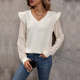 Women Knitted Sweater Autumn Long Sleeve Knitted Top