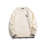 Unisex Sweater Autumn Patch Crew Neck Pullover Sweater