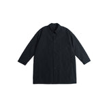 Unisex Jacket Retro Long Trench Coat Men's Loose Lapels Coat