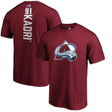 NHL T-Shirts NHL Avalanche Ice Hockey Suit T-Shirt Sports Loose T-Shirt Short Sleeve