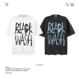 American vintage street T-shirt pure cotton retro men's and women's summer loose