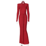 Women Dresses Slim-Fit Long Sleeve Dress