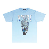 Amiri T-Shirt Personality Creative Printing Short Sleeve T-shirt Blouse