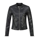 Women Leather Jacket Pu Women's Leather Top Women's Leather Jacket